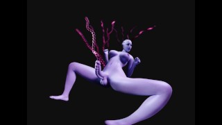 Futa Liara urethra insertion 4K VR [Animation by Likkezg]