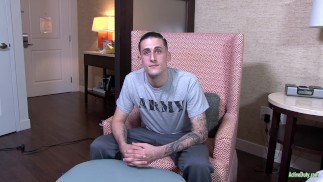 ActiveDuty Tall Straight Army Bro Jerks his Long Cock