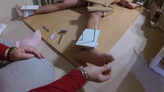 Amateur Tickling or Bondage