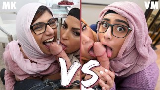 BANGBROS - Mia Khalifa VS Violet Myers: La Resa dei Conti (Chi è meglio?)