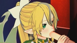 刀剑神域 - Leafa 3D Hentai Special