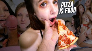 Pizza Guy Entrega Dick Cuarteto