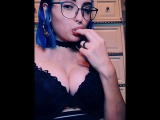 Lip Gloss, Spit & Bra Fetish