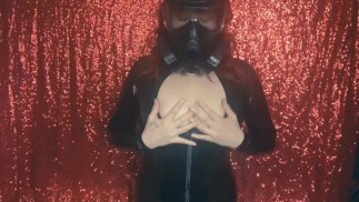 Latex catsuit en gasmasker GRATIS volledige video gasmasker rubber Deannadeadly