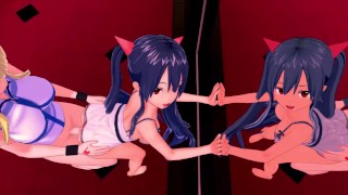 ФУТА ХВОСТ ФЕИ ЛЮСИ Х Венди Марвелл (3D ХЕНТАЙ)