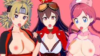 COMPILATION DE CREAMPIE ANIME (Feat. Genshin Impact, Pokemon et Naruto)