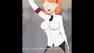 Rick and Morty - A Way Back Home - Sex Scene Only - Part 7 Jessica #1 By LoveSkySanX