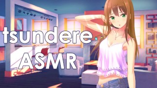 ❤︎【ASMR】︎ ❤Щекотливая ситуация Цундере