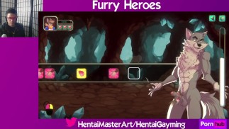 Nabízí kouzelnou ruku! Furry Heroes #2 W/HentaiGayming