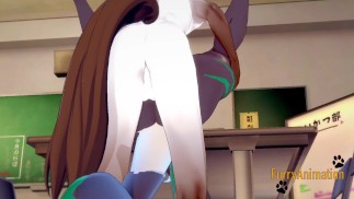 Furry Yaoi - Rekin zerżnięty przez konia z crempie