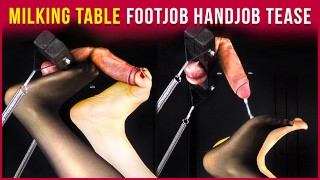 Table de traite Footjob Branlette - Il Cums sur mes pieds | Ère