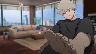 BAKUGOU TI DOVOLÍ DOTKNOUT SE JEHO NOHOU