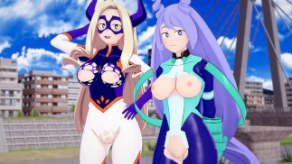 My Hero Academia Nejire et Mt Lady GET CREAMPIED Trio POV Hentai