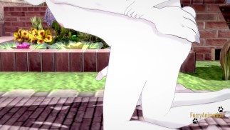 Digimon Pokemon Furry Yaoi - Cinderace x Gatomon harde seks