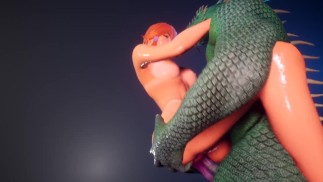 Two cocks Monster x Busty ReadHead