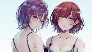 与 Toru 和 Madoka 的海滩之旅 （Hentai JOI） （COM.） （The IdolM@ster， Femdom， Sounding， CBT）