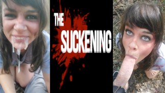 THE SUCKENING - Zombie Girl Saje Kohout POV - Riskantní Veřejné Venkovní Kouření Končí s Orální Creampie