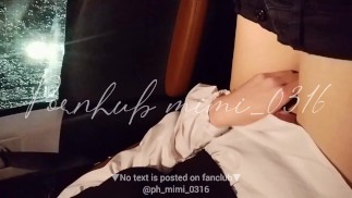 Female clit orgasm in the car.Japanese Amateur