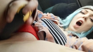 Fucking My Tight Pussy v myčce aut | @FakeAnnaLee | Děkujeme za 500 odběratelů!