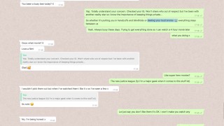 Celeb sexting no tiene idea de que está a punto de orgasmo sobre el texto