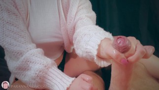 Женское доминирование, дрочка с 4 эякуляциями!