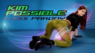 Jane Rogers come Kim Possible si rende conto che c'è un grosso cazzo solo per il suo porno VR