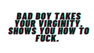 オーディオ:[M4F]Bad Boyはあなたの処女を取ります