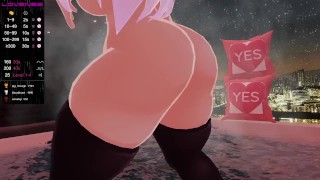 Vtuber痴女が新しいVRを披露し、NORAで絶頂 2/12/22