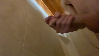 エッジングの数日後のザーメン