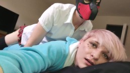 Tgirl fodida em um Snorlax Onesie