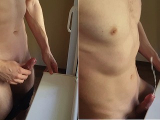 Seco Follando Mi Ventana Hasta El Orgasmo Intenso y Corrida, Mientras Gime De Pleasure