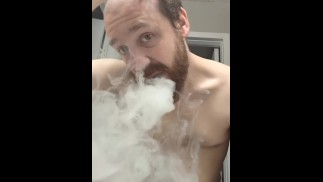 Censored Version: Shaving Head Blowing Clouds