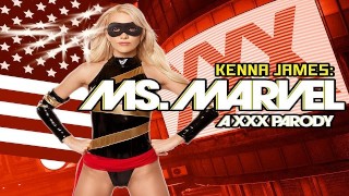 丰满的肯娜·詹姆斯（Kenna James）饰演卡罗尔·丹弗斯（CAROL DANVERS）用他妈的VR色情片打破洗脑