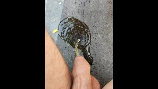 uncut piss and cum
