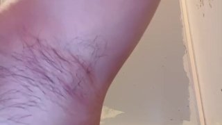 Video van gewoon liefhebbend okselhaar, okselhaar, borstelhaar