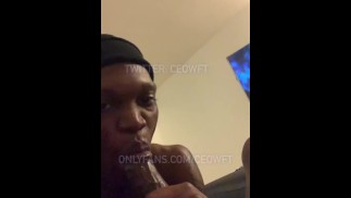 DL BRO BET ME $100 私は彼を頭からTさせることができませんでした...