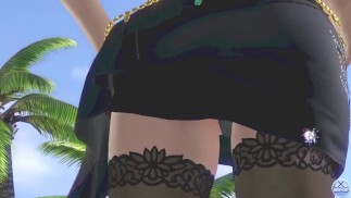 Dead or Alive Xtreme Venus vacaciones Elise monocromo con traje de baño Fanservice Apreciación