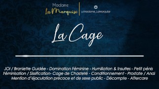 La Cage [Audio Porno Francese JOI Cage Sissy SPH FemDom Anale Aftercare]
