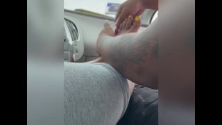 苗条的乌木继妹让继兄揉脚趾（预览） @Itsethibaby Onlyfans