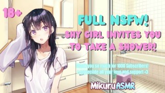 [NSFW] Chica tímida te invita a tomar una ducha, Lasciendo, Besándose, Mojado, Gimiendo
