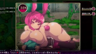 Mage Kanades Futanari Dungeon Quest gameplay et rencontre avec des lapins en fourrure
