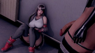 Futa Fucks Tifa Lockhart Blowjob Fucked Against Wall Final Fantasy Uncensored Creampie Hentai