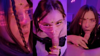 Shawty de Cyberpunk 2077 me Suce la Bite POV 4K