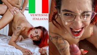 美しい赤毛の20歳の女の子がハードに犯され、後背位で顔射される Jasmin Carrera & Fucktotum