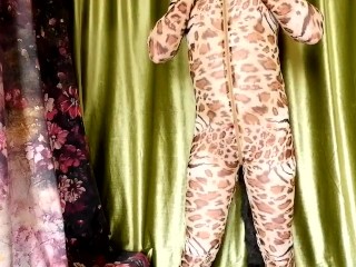 [EroNekoKun] - Garçon Cute En Costume De Léopard Jouant Avec Une Queue Auto Anale