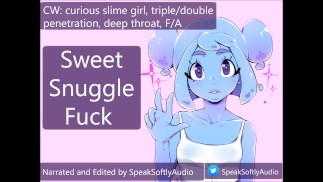 Une slime douce vous pénètre double / triple pénétration F / A