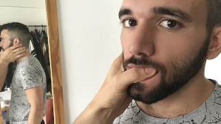 Bello dritto latino (Gonzo) ottiene il suo buco del culo vergine pieno di creampie caldo - latino leche