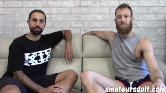 Bearded Australian Guys Barebacking & Nipple Play Sex Whilst Fucking Thick Juicy Bubble Butt Bottom