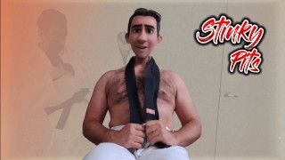 SÌ SENSEI! - SENTIRE PER LA PRIMA VOLTA IL FORTE ODORE DI UN MASCHIO ALFA CINTURE NERE DI ARTI MARZIALI ASCELLE