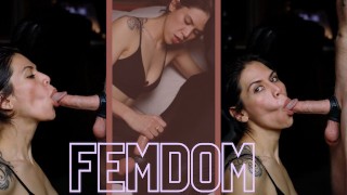 DOMINANT AVA SUCKS & PUMPS COCK LIKE A PRO - FEMDOM DIRTY TALK HANDJOB & BJ FROM BEAUTIFUL MISTRESS